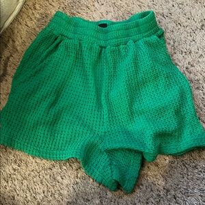 SHEIN Vibrant Green Athletic Shorts